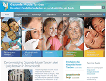 Tablet Screenshot of gezondemooietanden.nl